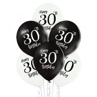 Balony na 30 urodziny białe czarne 6 szt. - 42-89_1.jpg.410x410_q100_sharpen.jpg