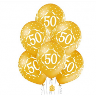 Balony 50 urodziny  50 rocznica - balony_12__brn_d11_50th_anniversary__42-19_tamipol.png
