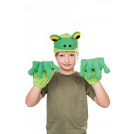 Żaba strój czapka z rękawiczkami - dsc_1659.jpg