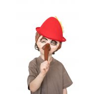 Pinokio zestaw maska z nosem kapeluszem - dsc_3482.jpg