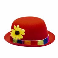 Melonik kwiatek wiosna lato kapelusz klaun - ekmk.jpg