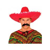 Sombrero kapelusz  Meksyk strój czerwone  sombrero - meksykanski_czerwony_kapelusz_50cm_slomkowy_meksyk.png