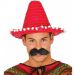 Sombrero kapelusz  Meksyk strój czerwone sombrero 33 cm