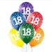 Balony na 18 urodziny 6 szt.