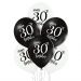 Balony na 30 urodziny 6 szt