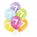 Balony na 7 urodziny 6 szt.